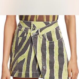 Stylish Zebra Print Mini Skirt